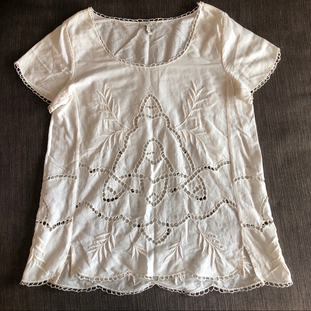 Joie Natesa Eyelet Top